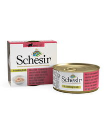 SCHESIR Filety z kuracieho mäsa a kreviet vo vývare 70G