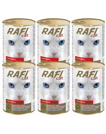 DOLINA NOTECI Rafi Cat Adult Hovädzie mäso 6x415 g