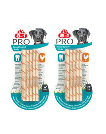 8IN1 Maškrta Delights Pre Dental Twisted Sticks 2x10 ks