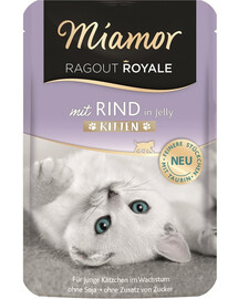 MIAMOR Ragout Royale in Jelly Beef Kitten hovädzie želé 100 g