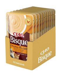 INABA CIAO Bisque Zupa krem z kurczaka 12x40g