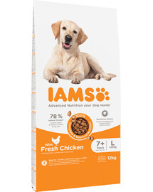 For Vitality Senior Large Breed Chicken 12 kg