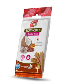 FARMINA N&D Quinoa Dental Treat Skin Coat Herring Medium/Maxi 100 g (7 ks) Dentálna maškrta pre stredné a veľké psy