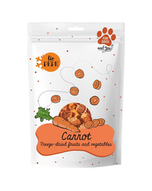 PAKA ZWIERZAKA PEPE 25g Lyofilizovaná zelenina mrkva pre psa