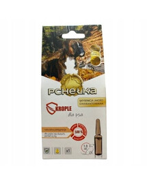 PCHEŁKA Kvapky proti kliešťom a blchám pre psov 15kg 1,8 ml
