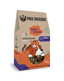 PAKA ZWIERZAKA 70g Lyofilizované mäso pre psa a mačku