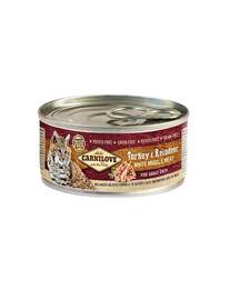 CARNILOVE Adult Cat Turkey and Reindeer 100g Konzerva s morčacím a sobím mäsom pre mačky