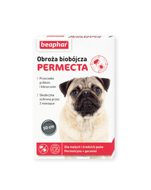 BEAPHAR Permecta Dog S Biocídny obojok pre malé a stredné psy 50 cm