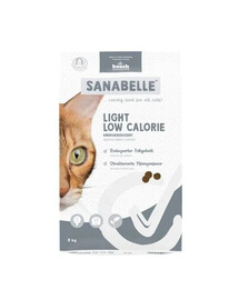 SANABELLE Light Low Calorie 8 kg Krmivo pre mačky s nadváhou