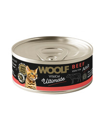 WOOLF Wild Cat Ultimate Beef Pate 85g Paštéta s hovädzím mäsom pre mačky