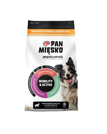 PAN MIĘSKO 3 kg Krmivo pre dospelých psov – Mobility & Active