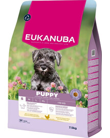 EUKANUBA Puppy Small Breeds Chicken 7,5 kg Krmivo pre šteniatka malých plemien bohaté na čerstvé kurča