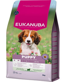 EUKANUBA Puppy Small Medium Breeds Lamb Rice 3 kg Krmivo pre šteniatka malých a stredných plemien bohaté na jahňacinu a ryžu