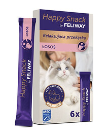 FELIWAY Happy Snack Losos 6x15 g krémová maškrta pre mačky