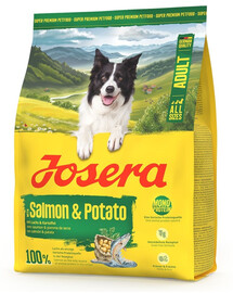 JOSERA Salmon and Potato Adult 900g Bezobilné krmivo pre psov s citlivým žalúdkom