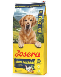 JOSERA Chicken with Sweet Potato Adult 12,5kg Bezobilné krmivo pre stredné a veľké plemená