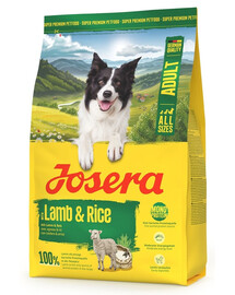 JOSERA Lamb and Rice Adult 3kg Monoproteinové krmivo s jahňacinou pre psov