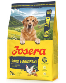 JOSERA Chicken with Sweet Potato Adult 3kg Krmivo s kuracím mäsom a batátmi pre psy