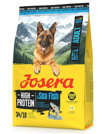 JOSERA High Protein Adult Sea Fish 3kg Vysokoproteínové krmivo pre psov