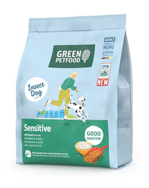 GREEN PETFOOD InsectDog Sensitive 900g pre citlivé psy s hmyzom a ryžou
