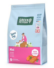 GREEN PETFOOD InsectDog Mini 3kg krmivo s hmyzím proteínom bez obilnín pre malé psy
