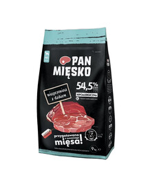 PAN MIĘSKO Bravčové mäso s diviakom XL 9 kg