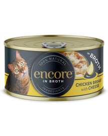 ENCORE Cat Chicken Breast with Cheese in Broth kurča s syrom v vývare 70 g