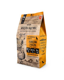 WIEJSKA ZAGRODA Jahňacina s kačicou krmivo pre psov chrumkavé S 9 kg