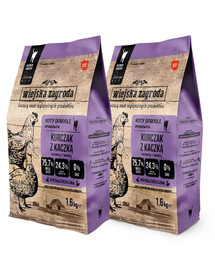 WIEJSKA ZAGRODA Kuracie mäso s kačicou 2x1,6 kg