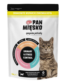 PAN MIĘSKO Špeciálne potreby Urinary & Stress Control pre mačky 800 g