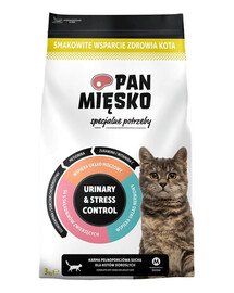 PAN MIĘSKO Urinary & Stress Control pre mačky 3 kg
