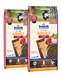 BOSCH Adult jagnięcina i ryż 30 kg (2 x 15 kg)