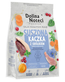 DOLINA NOTECI Premium Kačica s králikom suchá strava pre psov malých plemien 3 kg