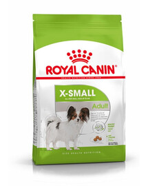 ROYAL CANIN X-Small Adult Krmivo pre dospelých psov miniatúrnych plemien 2 x 500 g