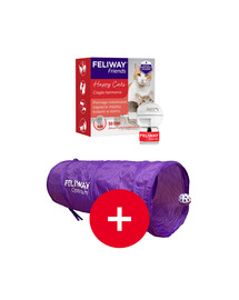 FELIWAY Friends Difuzér + Náplň feromóny na konflikty medzi mačkami + tunel pre mačku ZADARMO