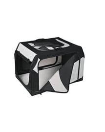 TRIXIE Transportný box vario nylon čierno-šedý 76 × 48 × 51 cm