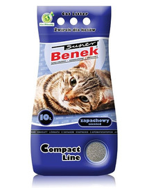 Benek Super compact bentonitové stelivo s vôňu mora 10 L
