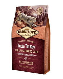 CARNILOVE Duck & Turkey for Large Breed Cats 2kg
