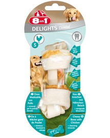 8in1 Maškrta dental delights bone S 1 ks