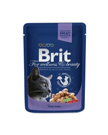 BRIT Premium Cat Adult Cod Fish 100 g
