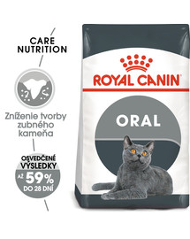 ROYAL CANIN Oral Care 3.4 kg granule pre mačky znižujúce tvorbu zubného kameňa