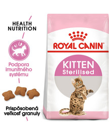 ROYAL CANIN Kitten Sterilised 2kg granule pre kastrované mačiatka