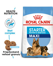 ROYAL CANIN Maxi Starter Mother & Babydog 15kg granule pre brezivé alebo dojčiace suky a šteňatá