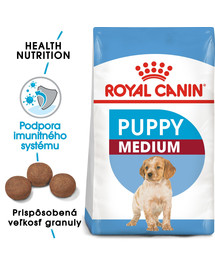 ROYAL CANIN Medium Puppy 4kg granule pre stredné šteňatá