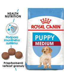 ROYAL CANIN Medium Puppy 15 kg granule pre stredné šteňatá