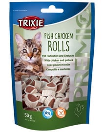 TRIXIE Premio Fish Chicken Rolls kuracie a treska 50g 42702