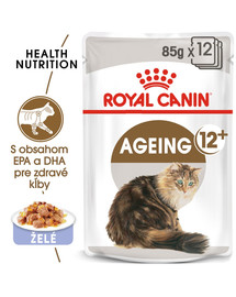 ROYAL CANIN Ageing +12 Jelly 12x85g kapsička pre staré mačky v želé