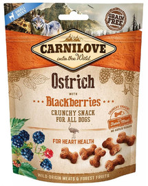 CARNILOVE Dog Crunchy Snack Ostrich&Blackberries 200g