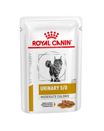 ROYAL CANIN Veterinary Diet Cat Urinary S/O Moderate Calorie 12x100 g