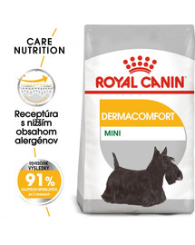 ROYAL CANIN Mini dermacomfort 1 kg granule pre malých psov s problémami s kožou